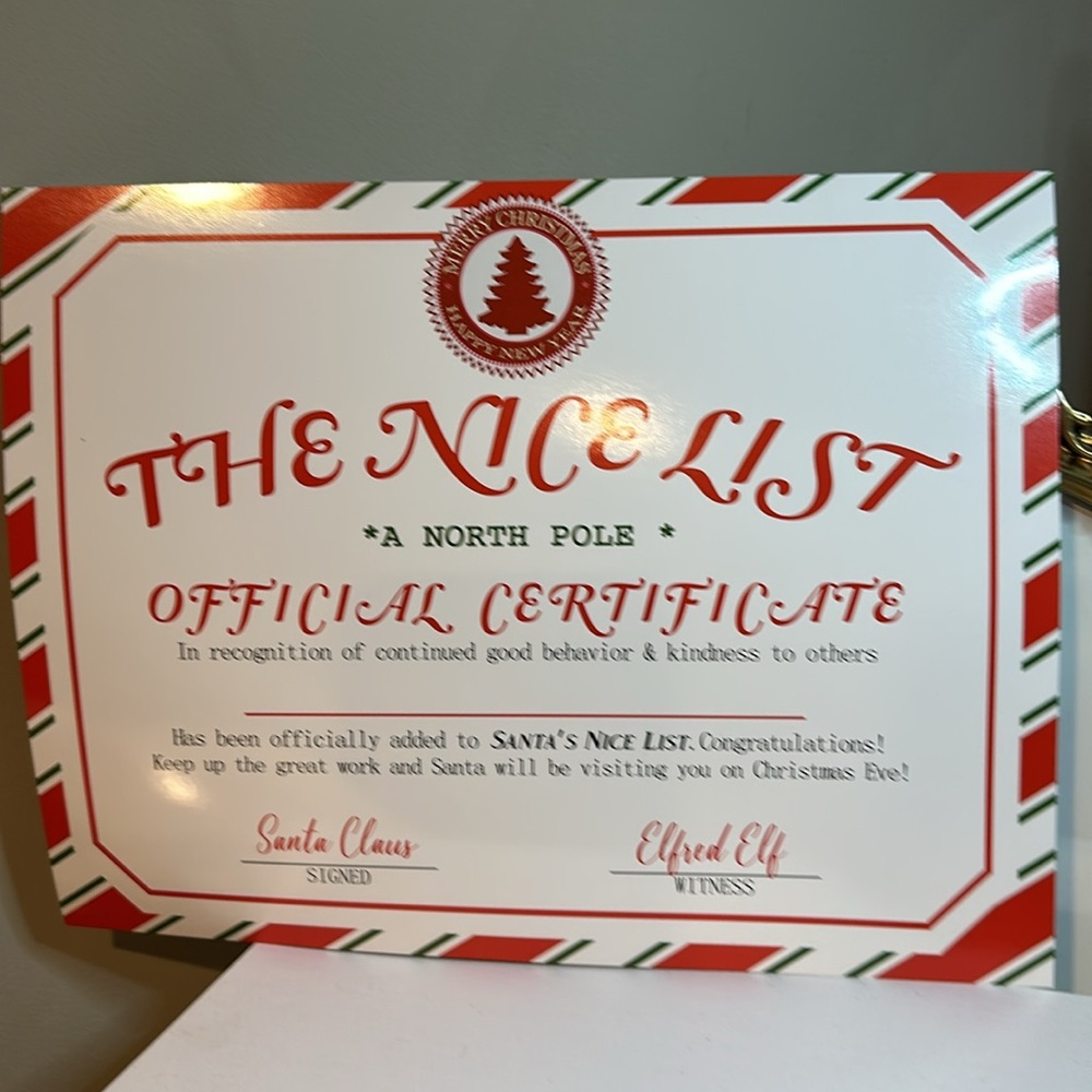 Buy Now - Official North Pole Notice